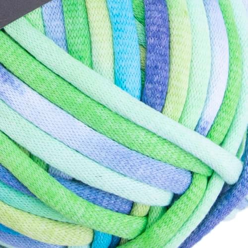 YarnArt Cord Rainbow Yarn - Cotton Polyester Crocheting and Knitting Yarn - Home Decoration Yarn for Baskets, Doormats, Rugs, Supla, Cushions, Blankets, Bags,Super Bulky #6, (1 Skein) (920)