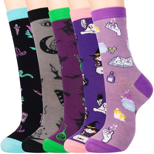Jeasona Women's Cute Socks Fun Gifts for Wife Mom Daughter Girlfriend