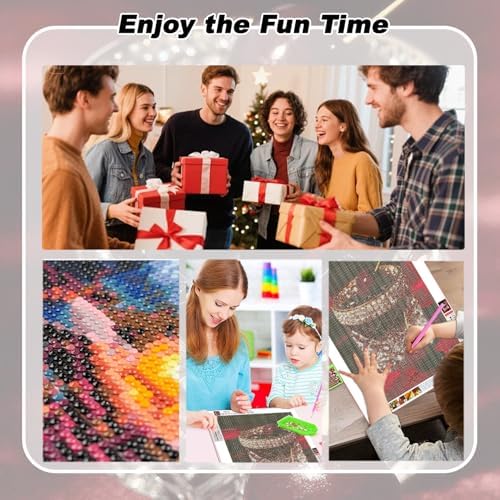 AIBOERL Diamond Art Kits for Adults,Cherry Diamond Painting Wall Decor | Round Drill Vintage Cherry Diamond Painting for Beginners DIY Rhinestone 5D Diamond dots(Gemstone Craft)Wall Art Gift 12x16IN