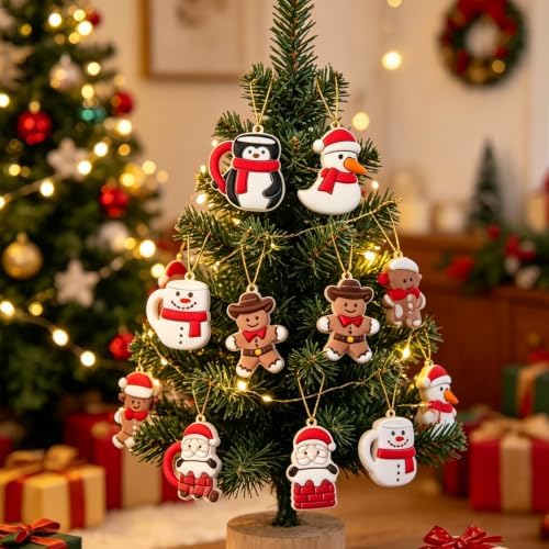 10Pcs Christmas Winter Polymer Clay Cutters Set