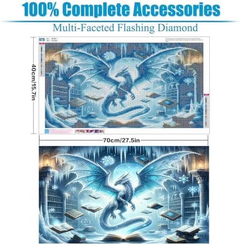 Lophomie Diamond Art Kits for Adults, Large Diamond Painting Kits 28x16 in
