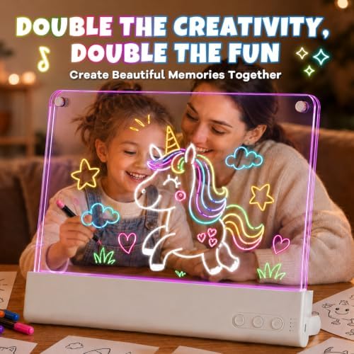 16" Led Drawing Board for Kids with Dual Panels - 【2026 New】