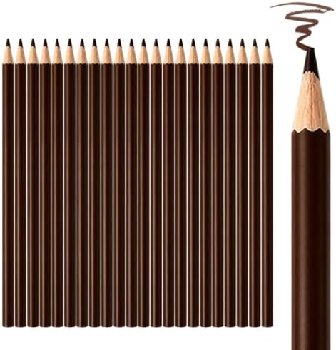 24 PCS Brown Colored Pencils, Pre-sharpened Professional Wooden Art Pencils Set for Artists Painting | Premium Drawing Sketching Supplies