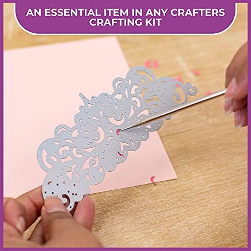 Stainless Steel Pokey Tools - Pack of 2 - Rubber Tip Protectors - Essential Tools for Craft Kit - By Crafter’s Companion