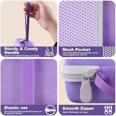 khanka Case for Liene Pearl N200 Pro Portable Photo Printer,Purple
