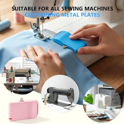 2 Pack Magnetic Seam Guide for Sewing Machine Sleeve Tool