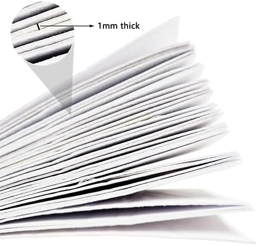 Jtnohx Self Adhesive Felt Sheets Adhesive Backed Felt Fabric White 4"x8"