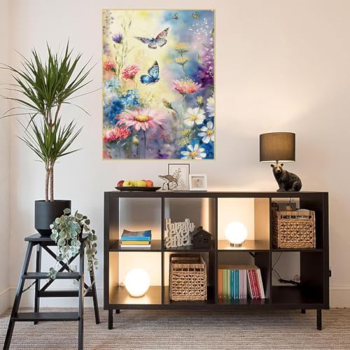 WUDWL Flower Diamond Art Kits for Adult Diamond Painting Kits for Adults