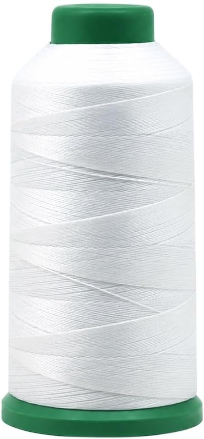 Mandala Crafts Size 69 210D T70 White Combo Bonded Nylon Thread, 6000 YDs