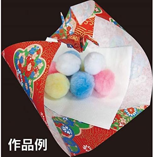 JapanBargain 2582, Japanese Yuzen Washi Paper Origami Paper Folding Paper for Kimono, 3-inch, Made in Japan, 80 Sheet