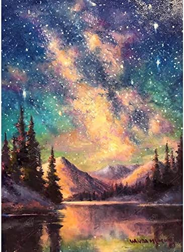 DIAMOND ART CLUB Starry Night - Night Music Diamond Art Kits for Adults