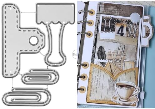 Clips and Paperclip Metal Cutting Dies for Card Making