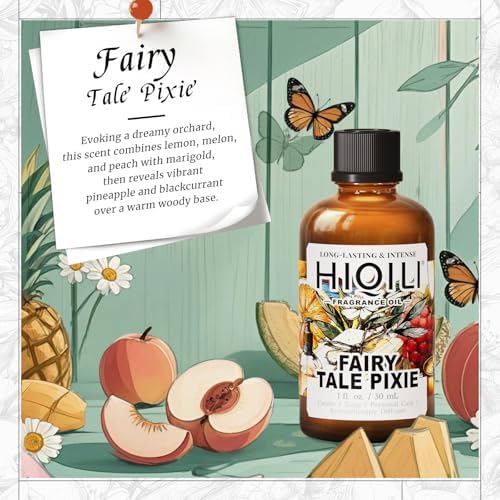 HIQILI Fairy Tale Pixie Fragrance Oil for Diffuser, Soap & Room Spray