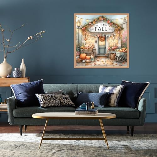 Fall Shop Diamond Art Kits for Adults,Diamond Painting Kits for Beginner 5D