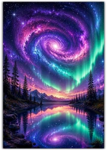 CRZMODE Aurora Paint by Numbers Kit for Adults, Aurora,16x20 inch