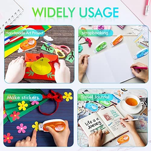 Yexiya 36 Pcs Double Sided Tape Roller Back to School Supplies Permanent