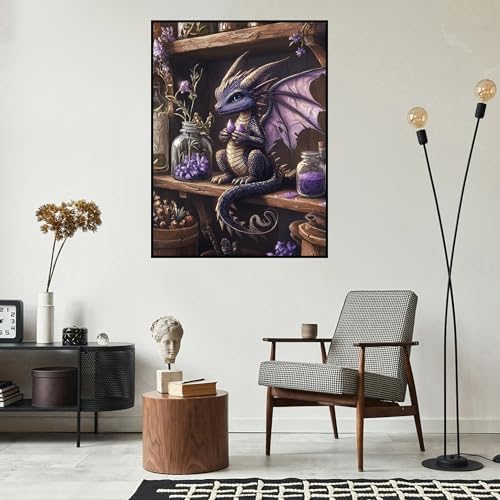 Diamond Art Kits for Adults,Dragon Diamond Painting Kits for Beginner