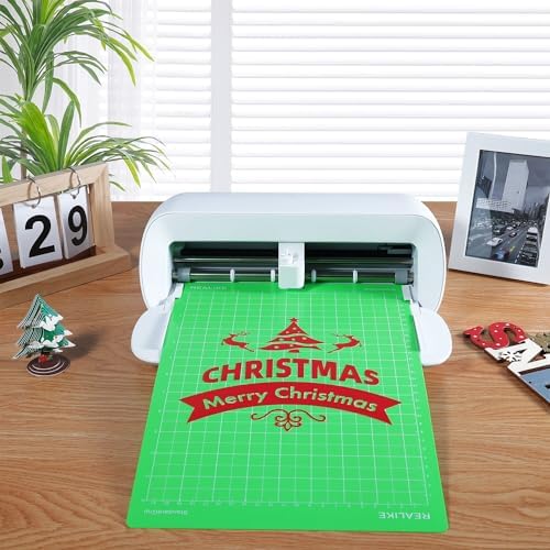 REALIKE 8.5”x12” Cutting Mat Compatible with Cricut Joy Xtra (StandardGrip, LightGrip, StrongGrip 3 Mats), Variety Adhesive Cutting mats for Joy Xtra Accessories