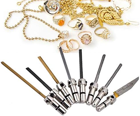 Jewelry Engraver Tools,Engraving Cutting Bits for Pneumatic Impact Engraving Machine Jewelry Tool Edge Tungsten Steel Carving Graver Knife