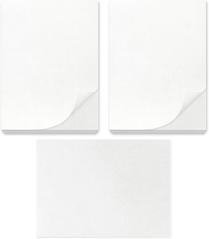 300 Pieces Diamond Painting Release Paper, Double-Sided Silicone Coating, Non-Stick Cover Paper for 5D Diamond Art Craft Supplies