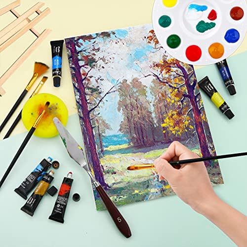 ESRICH 56 PCS Acrylic Paint Canvas Set for Adults with 36 Paint