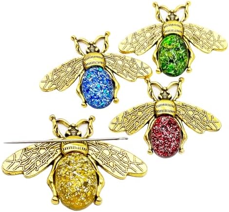 PARKUVALLEY 4pcs Bee Needle Minder for Cross Stitch