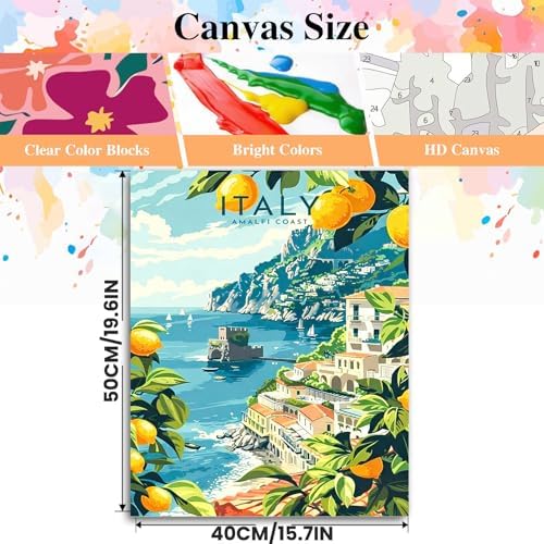 Artykapby Paint by Numbers kit for Adults Landscape16x20 inch