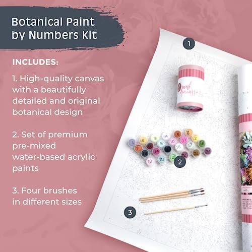 Pink Picasso Paint by Number Kit, for Adults & Teens,16x20, Pinch Me