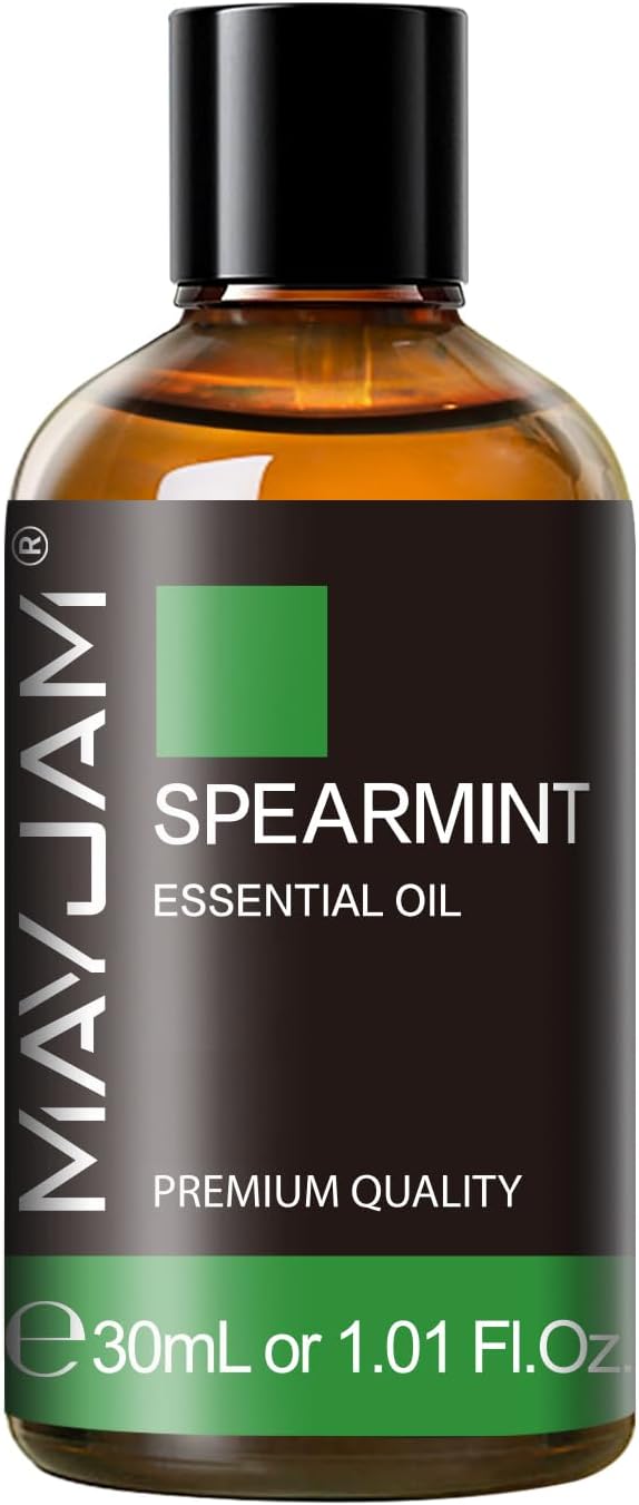MAYJAM Spearmint Essential Oil for Diffuser Skin Hair Care, 1.01fl.oz