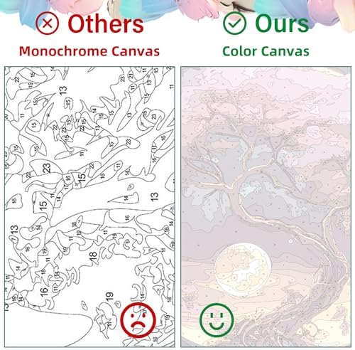 Tree of Life Paint by Numbers Kit for Adults Paint by Number for Adults