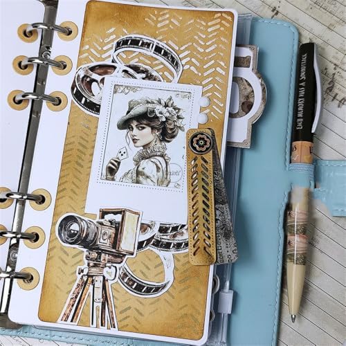 Loose Leaf Book Label Metal Cutting Dies for Card Making