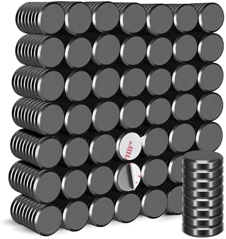 DIYMAG Strong Adhesive Magnets,400pcs 0.7x0.12in Fridge Refrigerator Magnet