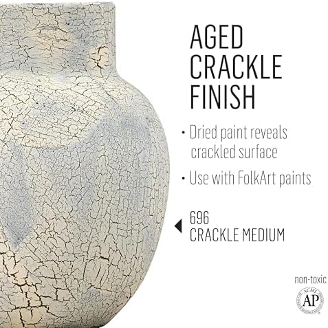 FolkArt Medium (8 Ounce), 696 Crackle