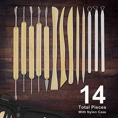U.S. Art Supply Pottery & Clay Tools Set (14-Piece)