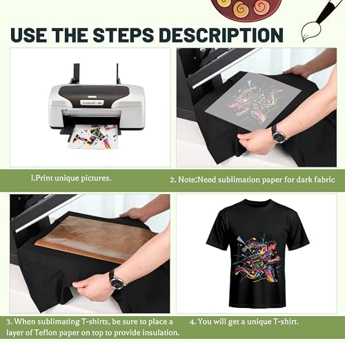 Joyclub 5 Pack Sublimation Shirts Blanks Bulk Polyester Unisex S-2XL | Wholesale crew neck short sleeve for heat transfer and vinyl; mixed sizes simplify team, event and small-batch planning gifts