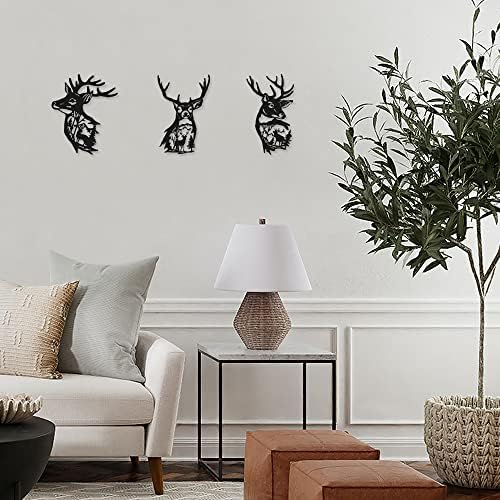 Deer Wall Decor Resin Silicone Mold, Deer Antlers Head Epoxy Casting Mold for Wall Hanging Mount Decor, DIY Door Wall Art Home Party Unique Decoration
