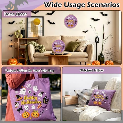 Louise Maelys Halloween Pumpkin & Ghost Embroidery Kit for Beginners