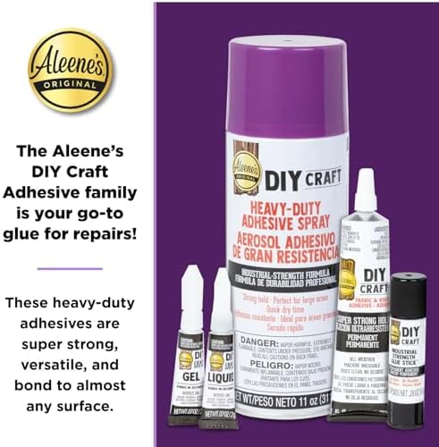 Aleene's DIY Craft Industrial-Strength Glue Sticks, Permanent Bond for Easy Repair, 2 Pack