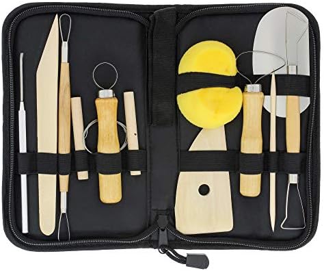 U.S. Art Supply Pottery & Clay Tools Set (12-Piece)