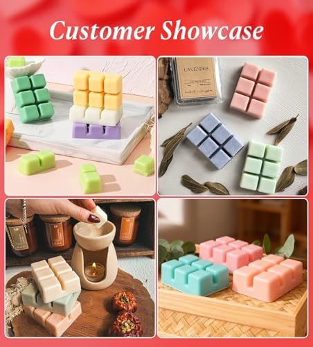 Thickened Wax Melt Molds Containers Clamshells for Wax Melts