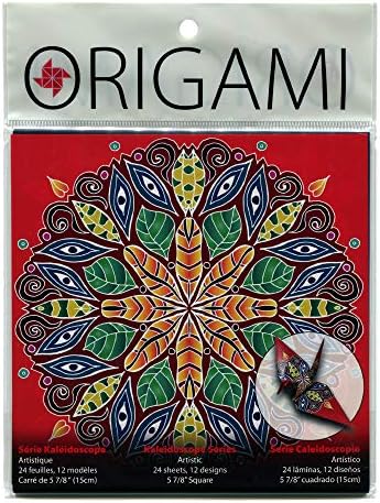 Origami Paper Kaleidoscope Artistic Pattern (4525)