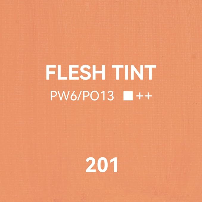 PHOENIX Flesh Tint Oil Paint - Studio Oil Paint Single Large Tube - 170ml / 5.75 Fl oz. Skin Tone