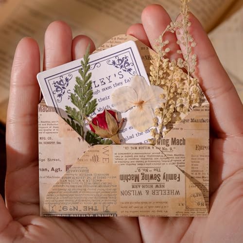 92 Pieces Mini Stationery Paper Envelopes and Sealing Sticker Set