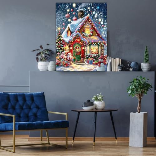 Christmas Diamond Art Kits for Adults,Diamond Painting Kits for Beginners