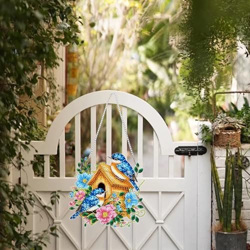 AIBOERL Diamond Art Kits for Adults, Bird Acrylic Hanging Suncatcher