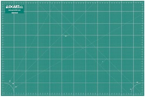 Proartek PK00012 Model GBM4060 Series 40" x 60" Dark Professional Cutting Mat; Double-Sided; Self-Healing; For Graphic Arts, Hobbies, Sewing, Scrapbooking, and other Cutting Projects