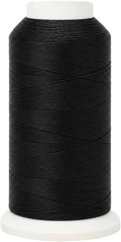 Mandala Crafts Size 69 210D T70 Black Navy Blue Bonded Nylon Thread 6000YDs