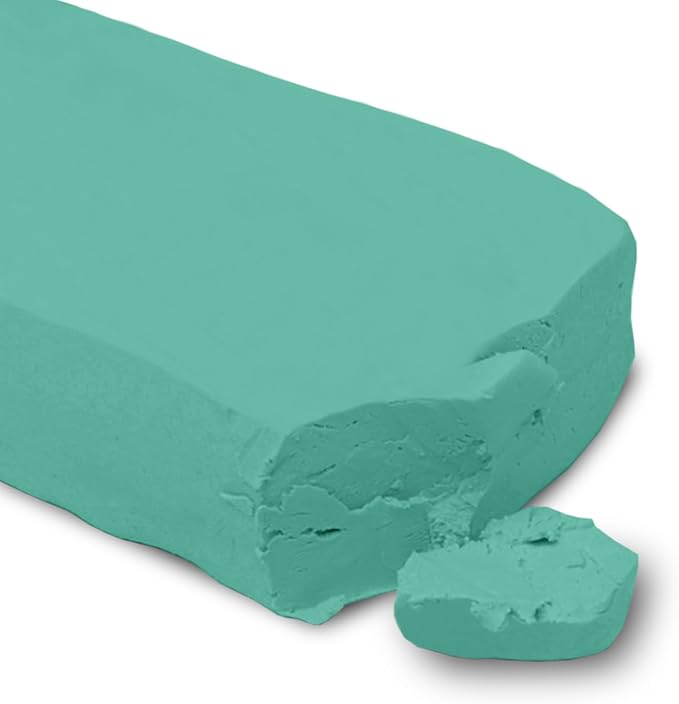 ReArt Air-Dry Clay Modelling, 2.2 pounds Ideal Advanced Sculptors All-Purpose Modeling Clay (Green)