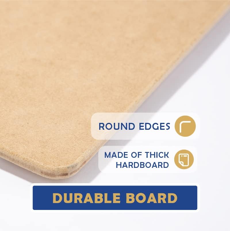 Falling in Art 23x26 Sketch Board with Sturdy Clip &Rubber Bands | Professional Art Drawing Board, Portable Artists Clipboard for Classroom, Studio Drawing, Outdoor Painting