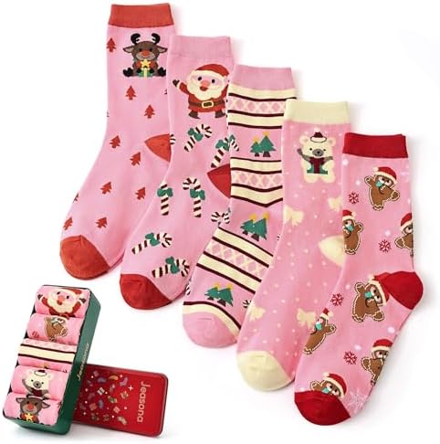 Jeasona Women's Cute Socks Fun Gifts for Wife Mom Daughter Girlfriend